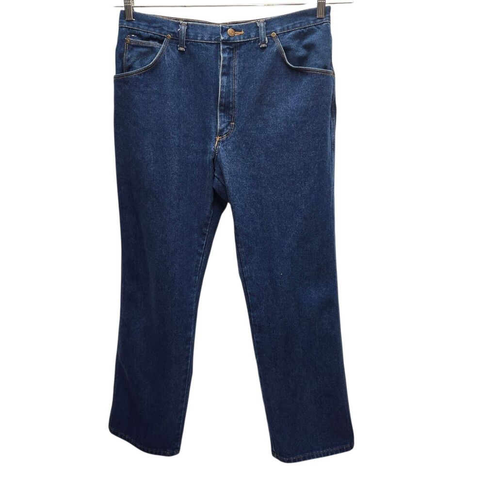 Vintage 81 Sedgefield Jeans Mens 36x30 Blue Straight Leg Made in USA by Wrangler